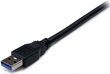 StarTech USB-A – USB-A 2 metriä (USB3SEXT2MBK) hinta ja tiedot | Adapterit | hobbyhall.fi