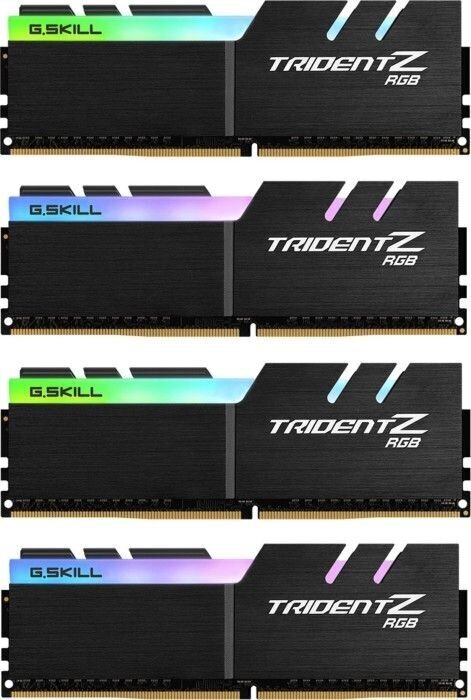 G.Skill Trident Z RGB, 32GB (4x8GB), DDR4, 4000MHz (F4-4000C17Q-32GTZRB) hinta ja tiedot | Muisti (RAM) | hobbyhall.fi