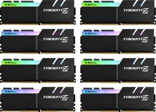 G.Skill Trident Z RGB, 256GB (8x32GB), DDR4, 3600HMz, CL18 (F4-3600C18Q2-256GTZR) hinta ja tiedot | G.Skill Kovalevyt ja muistitikut | hobbyhall.fi