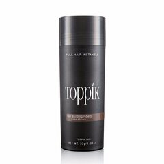 Hiuspuuteri Toppik Hair Building Fiber, Tummanruskea, 55 g. hinta ja tiedot | Toppik Hiustenhoitotuotteet | hobbyhall.fi