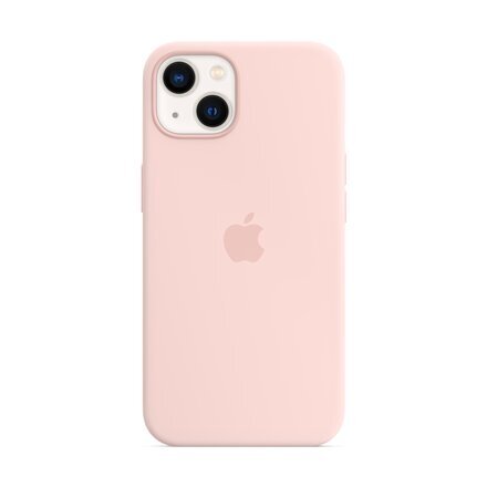 iPhone 13 silikonikotelo MagSafe-turvakortilla, Chalk Pink hinta ja tiedot | Puhelimen kuoret ja kotelot | hobbyhall.fi