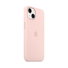 iPhone 13 silikonikotelo MagSafe-turvakortilla, Chalk Pink hinta ja tiedot | Puhelimen kuoret ja kotelot | hobbyhall.fi