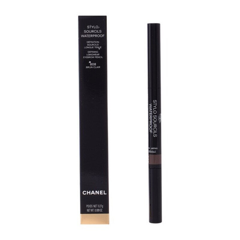 Kulmakynä Stylo Sourcils Waterproof Chanel: Väri - 808 - Brun Clair - 0,27 g hinta ja tiedot | Silmämeikit | hobbyhall.fi