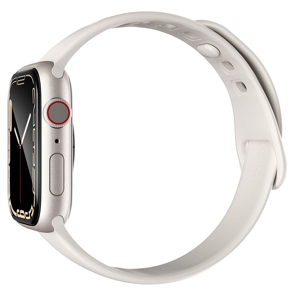 Spigen ProFlex EZ Fit -hybridisuojalasi Apple Watch Series 7 (45mm) ja Apple Watch Series 8 (45mm) -laitteille. hinta ja tiedot | Älykellojen ja aktiivisuusrannekkeiden lisätarvikkeet | hobbyhall.fi