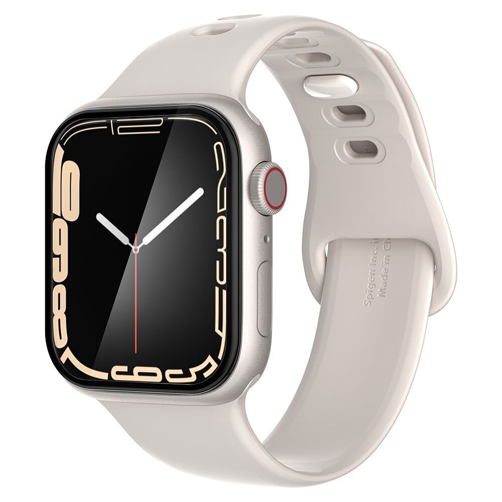 Spigen ProFlex EZ Fit -hybridisuojalasi Apple Watch Series 7 (45mm) ja Apple Watch Series 8 (45mm) -laitteille. hinta ja tiedot | Älykellojen ja aktiivisuusrannekkeiden lisätarvikkeet | hobbyhall.fi