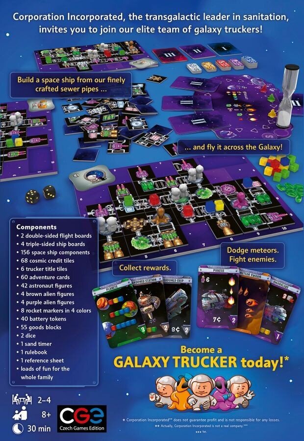 Galaxy Trucker Lautapeli hinta ja tiedot | Lautapelit ja älypelit | hobbyhall.fi