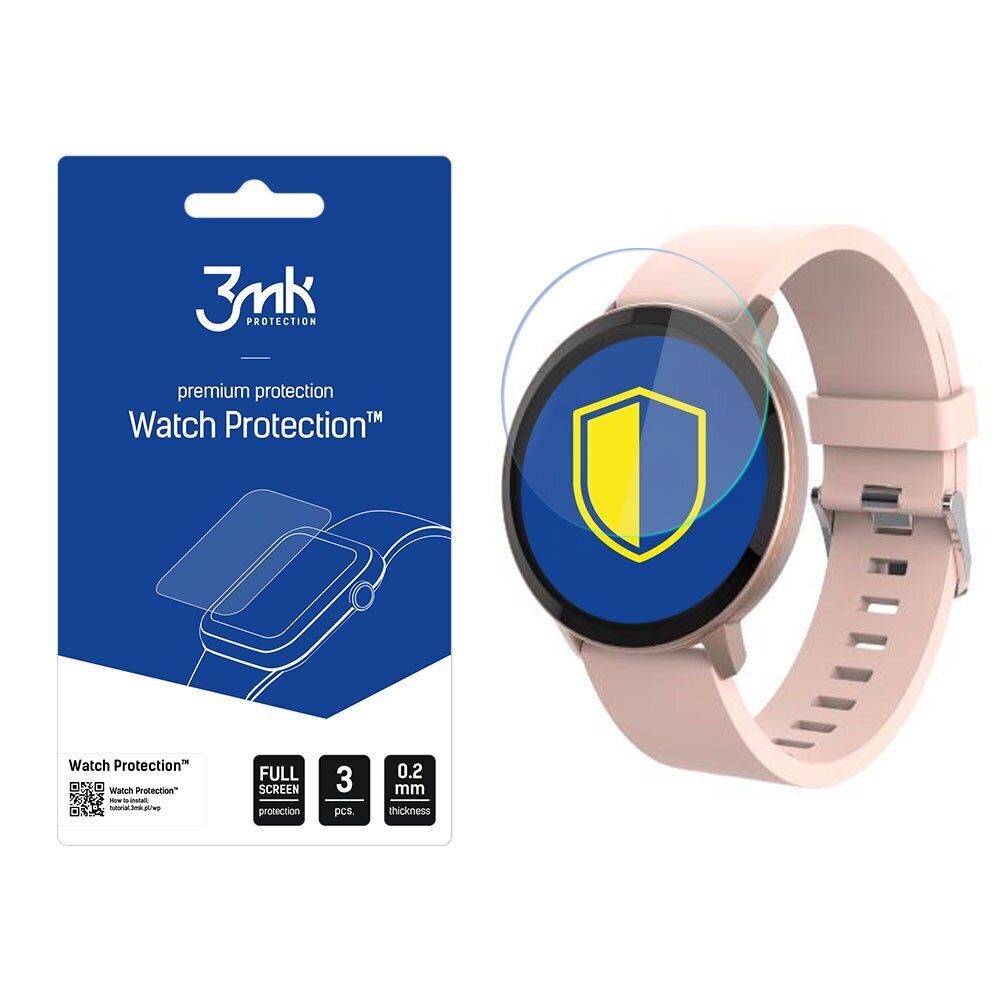 Kaitseklaas Forever ForeVive Lite SB-315 - 3mk Watch Protection™ v. FlexibleGlass Lite näytönsuoja hinta ja tiedot | Älykellojen ja aktiivisuusrannekkeiden lisätarvikkeet | hobbyhall.fi