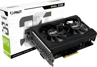 Palit GeForce RTX 3050 Dual (NE63050018P1-1070D) hinta ja tiedot | Näytönohjaimet | hobbyhall.fi