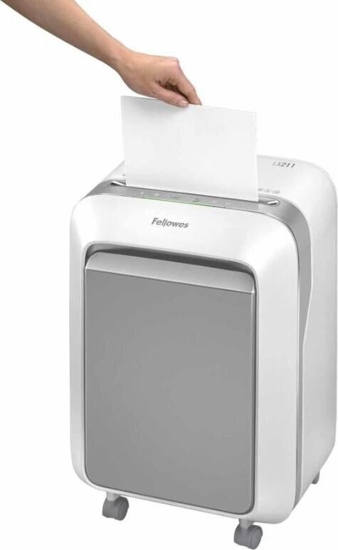 Fellowes Powershred LX211, valkoinen hinta ja tiedot | Paperisilppurit | hobbyhall.fi