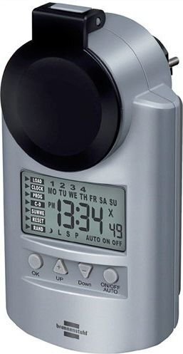 Brennenstuhl digitaalinen ajastin 230V 16A IP44 hinta ja tiedot | Ajastimet ja termostaatit | hobbyhall.fi