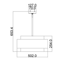 Riippuvalaisin Elstead Lighting Kenney FE-KENNEY-3P hinta ja tiedot | Riippuvalaisimet | hobbyhall.fi