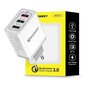 Wozinsky Quick Charge QC 3.0 3x USB 30W, valkoinen (WWC-01) hinta ja tiedot | Puhelimen laturit | hobbyhall.fi