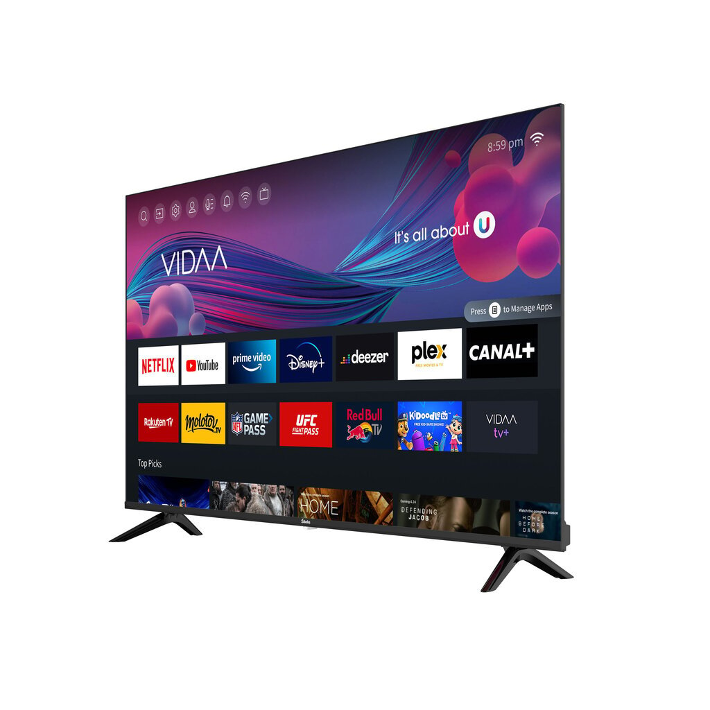 Silelis 55" 4K UHD Smart TV hinta ja tiedot | Televisiot | hobbyhall.fi