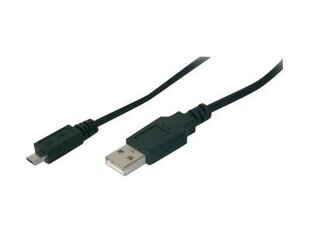 Kaapeli ASSMANN Micro-USB TypeB(M)-USB(M)-USB2.0, 1.8m, 1.8m hinta ja tiedot | Kaapelit ja adapterit | hobbyhall.fi