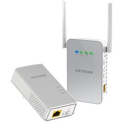 Netgear Powerline 1000Mbps AC650 1PT GbE adapterit + WiFi (PLW1000) hinta ja tiedot | Netgear Tietokoneet ja pelaaminen | hobbyhall.fi