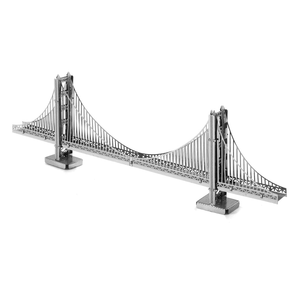 3D Puzzle Metal Earth San Francisco Golden Gate Bridge hinta ja tiedot | Lautapelit ja älypelit | hobbyhall.fi