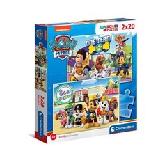 Puzzle 2x20 Pieces Paw Patrol (Ryhmä Hau) hinta ja tiedot | Palapelit | hobbyhall.fi