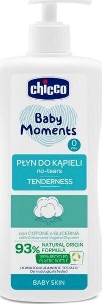 Chicco Baby Moments lasten kylpyvaahto, 500 ml hinta ja tiedot | Lasten ja äitiysajan kosmetiikka | hobbyhall.fi