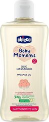 Chicco Baby Moments lasten hierontaöljy, 200 ml hinta ja tiedot | Lasten ja äitiysajan kosmetiikka | hobbyhall.fi