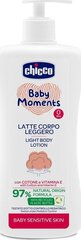 Chicco Baby Moments Light Body Milk kevyt vartaloemulsio, 500 ml hinta ja tiedot | Lasten ja äitiysajan kosmetiikka | hobbyhall.fi