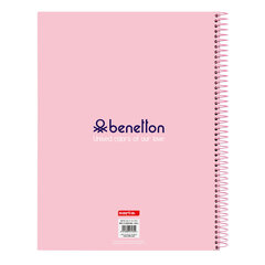 Benetton Vichy Pink muistikirja, A4-koko hinta ja tiedot | Vihkot, muistikirjat ja paperit | hobbyhall.fi