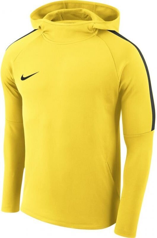 Nike Dry Academy 18 PO M AH9608-719 -huppari, keltainen hinta ja tiedot | Jalkapallovaatteet ja -varusteet | hobbyhall.fi