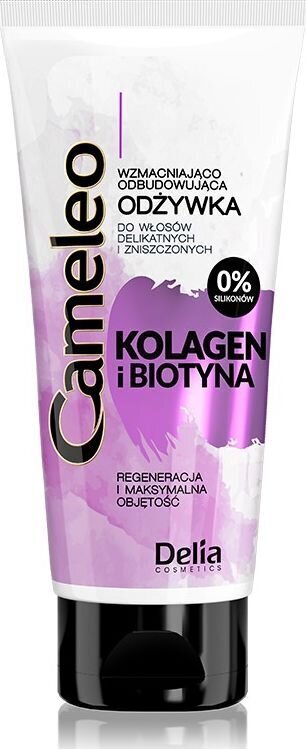 Vahvistava ja uudistava balsami Delia Cosmetics Cameleo kollageeni ja biotiini, 200ml hinta ja tiedot | Hoitoaineet | hobbyhall.fi