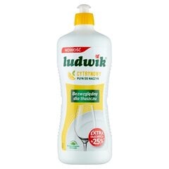 Astianpesuaine Ludwik Lemon, 900g, sitruunan tuoksu hinta ja tiedot | Astianpesuaineet | hobbyhall.fi