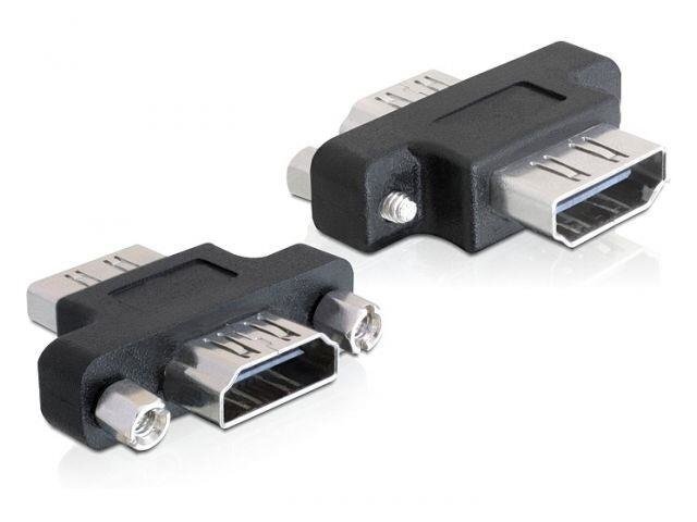 Delock - Sovitin HDMI(F)->HDMI(F) hinta ja tiedot | Adapterit | hobbyhall.fi