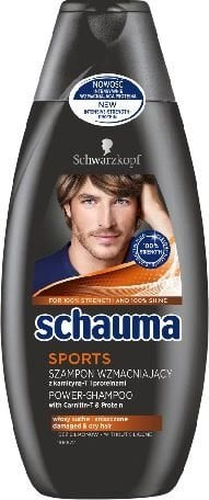 Eukalyptusuute shampoo hiuksille ja vartalolle Men Sports Power, 400 ml Schauma hinta ja tiedot | Shampoot | hobbyhall.fi