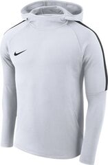 Nike Dry Academy 18 PO M AH9608-100 -huppari, valkoinen hinta ja tiedot | Jalkapallovaatteet ja -varusteet | hobbyhall.fi