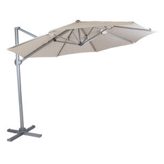 Päivänvarjo ROMA D3xH2,6m beige, alumiinijalka, polyesterikangas hinta ja tiedot | Aurinkovarjot ja markiisit | hobbyhall.fi