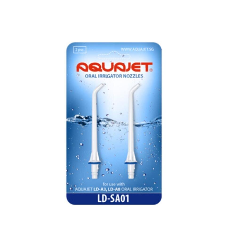 Aquajet LD-A3/LD-A8 hinta ja tiedot | Sähköhammasharjan vaihtoharjat | hobbyhall.fi