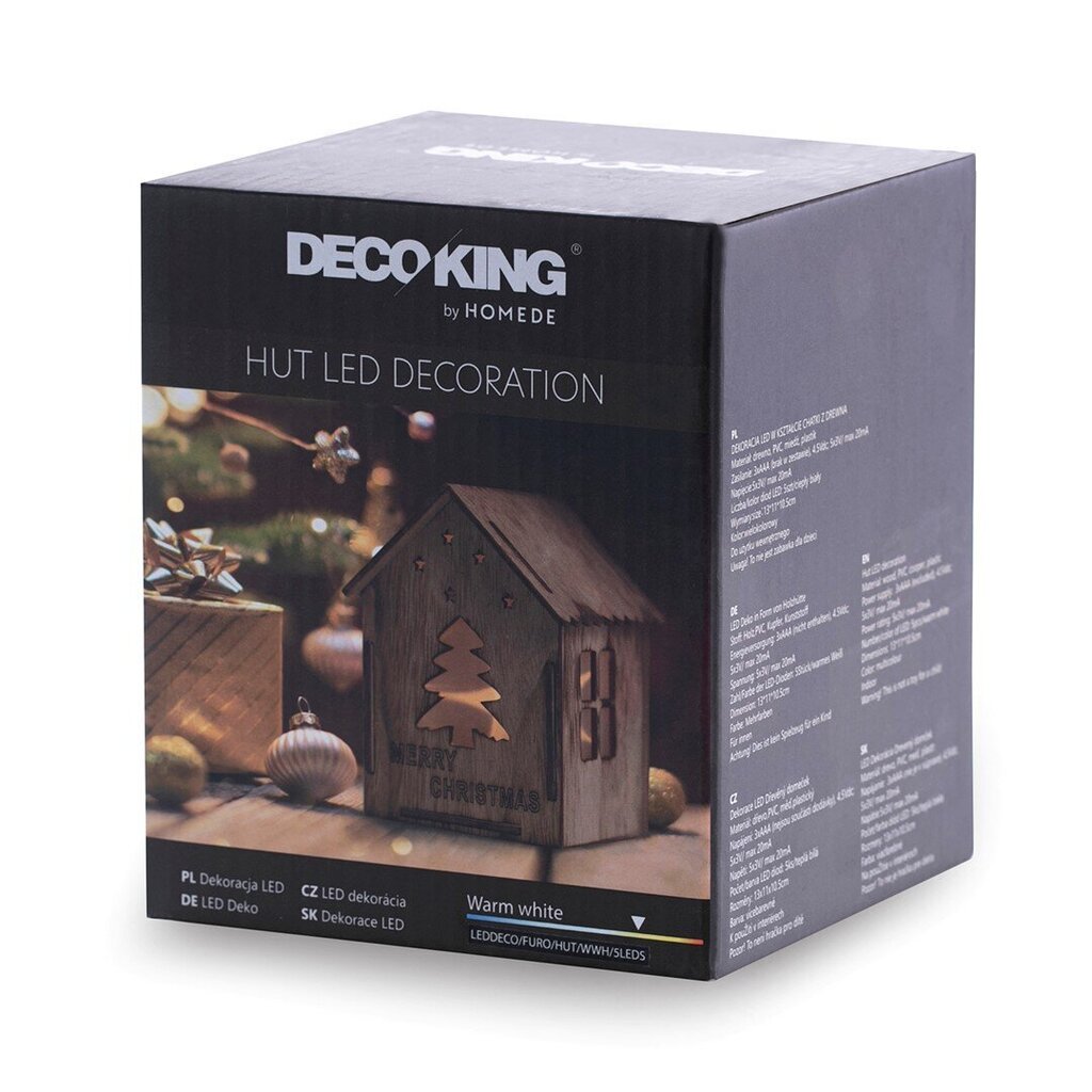 DecoKing Hut LED Koriste Furo, 5 kpl. hinta ja tiedot | Joulukoristeet | hobbyhall.fi