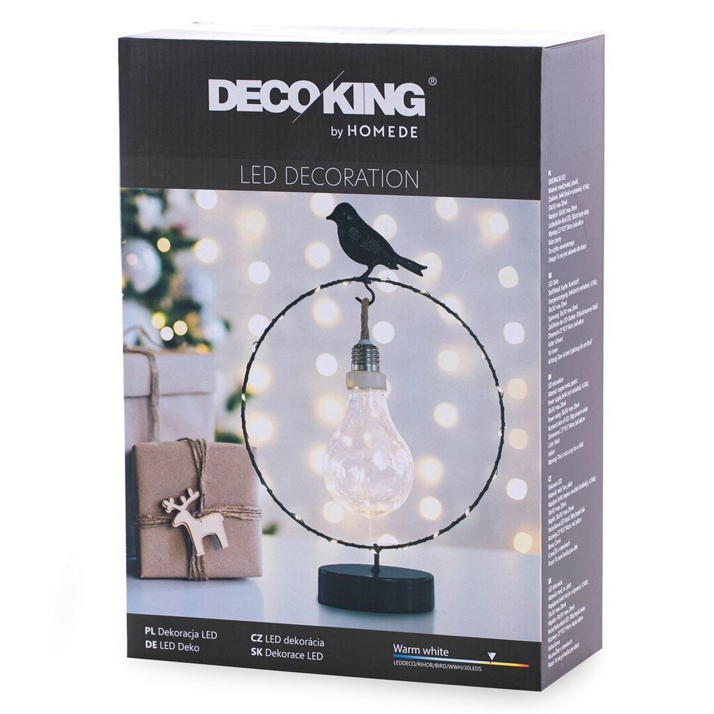 Koriste DecoKing Rihor Bird, 30 kpl hinta ja tiedot | Joulukoristeet | hobbyhall.fi