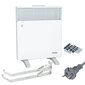 Konvektorilämmitin 49x45x8 cm WARMTEC EWX-1000, termostaatti 1000W, valkoinen hinta ja tiedot | Lämmittimet | hobbyhall.fi