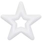 Valkoinen tähti vaahtomuovista, 12cm hinta ja tiedot | Joulukuusen koristeet | hobbyhall.fi