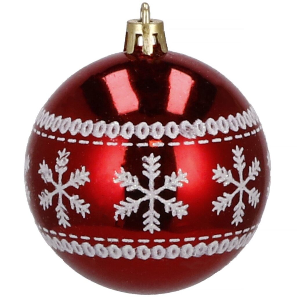 Joulukoristeet joulukuuseen, punainen, 30 kpl, 5 cm hinta ja tiedot | Joulukuusen koristeet | hobbyhall.fi