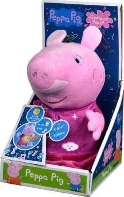 Maskotti kehtolaulu ja lamppu Peppa Pig (Pipsa Possu) 25 cm hinta ja tiedot | Pehmolelut | hobbyhall.fi