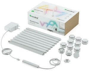 Nanoleaf Lines Starter Kit (9 paneelia) hinta ja tiedot | Nanoleaf Kodin remontointi | hobbyhall.fi