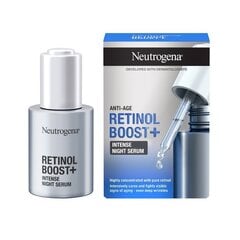 Neutrogena Retinol Boost+ Intensive Night Serum 30 ml hinta ja tiedot | Kasvoöljyt ja seerumit | hobbyhall.fi