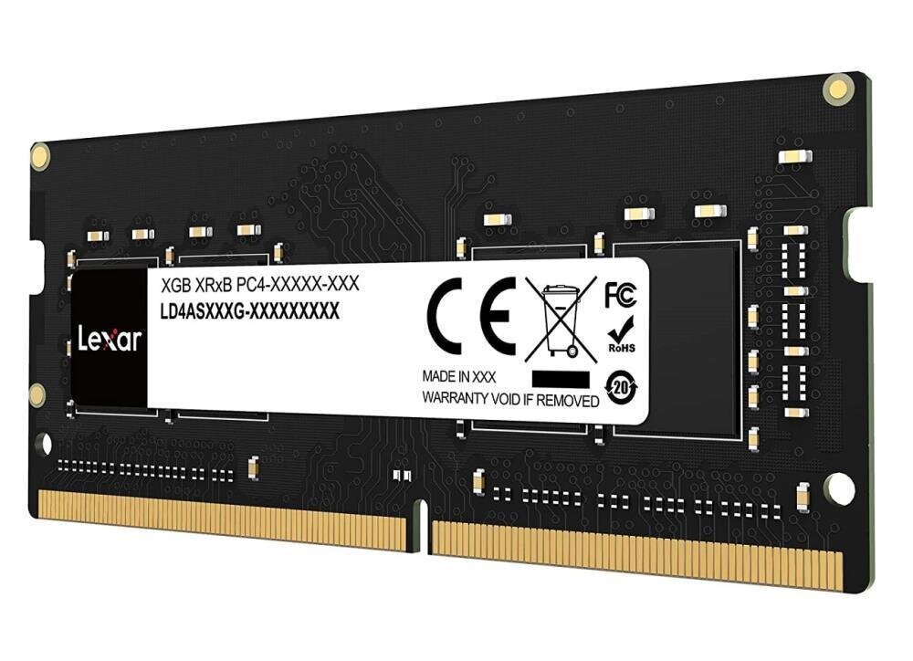 NB MEMORY 32GB PC25600 DDR4/SO LD4AS032G-B3200GSST LEXAR hinta ja tiedot | Muisti (RAM) | hobbyhall.fi