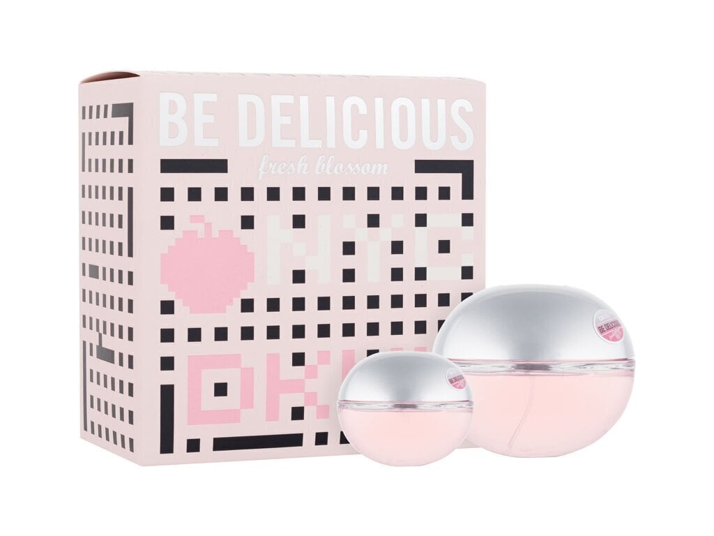 DKNY Be Delicious Fresh Blossom - setti naisille Hajuvesi EDP, 30 ml + 7 ml hinta ja tiedot | Naisten hajuvedet | hobbyhall.fi