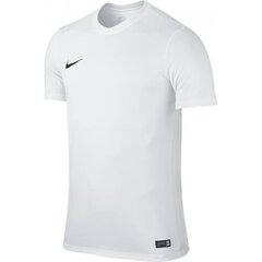 Jalkapallopaita Nike Park VI JSY Jr, valkoinen hinta ja tiedot | Jalkapallovaatteet ja -varusteet | hobbyhall.fi