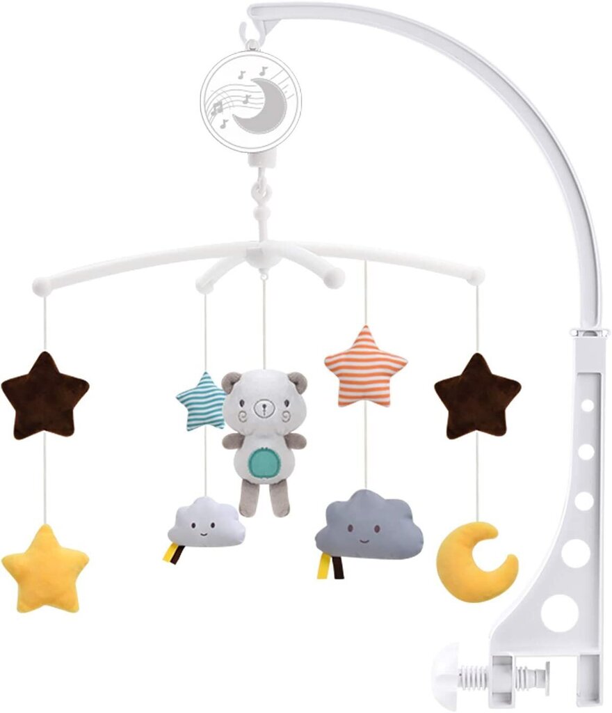 Lean Toys Vauvan Mobile sänkyyn, Pehmokarhu hinta ja tiedot | Vauvan lelut | hobbyhall.fi