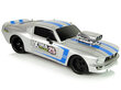 Lean toys R/C urheiluauto 1:16 Silver Blue Stripes Pilot hinta ja tiedot | Poikien lelut | hobbyhall.fi