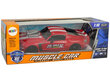 Lean toys Sportauto R/C 1:16 Red White Stripes Pilot hinta ja tiedot | Poikien lelut | hobbyhall.fi