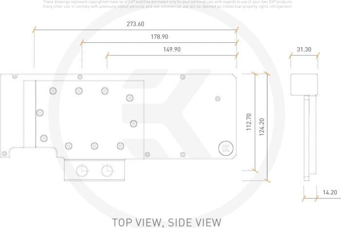 EK Water Blocks, 3831109843567 hinta ja tiedot | Vesijäähdytystarvikkeet | hobbyhall.fi