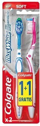 Pehmeä hammasharja Colgate Max White, 2 kpl hinta ja tiedot | Suuhygienia | hobbyhall.fi