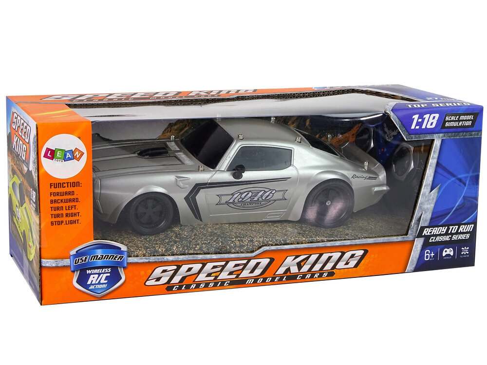 Lean toys R/C sportauto 1:18 hopea hinta ja tiedot | Poikien lelut | hobbyhall.fi